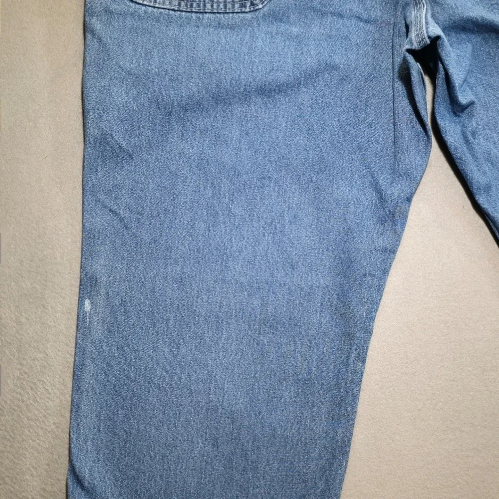 Key Men's Denim Carpenter Blue Jeans Straight Leg Size 42x30‎ Actual 41x30